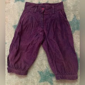 Vintage Jean Marc Phillipe girls courdory pantaloons!